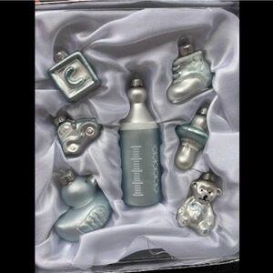 Sentimental Memories Collection Blue Baby Boy Infant Christmas Ornaments…